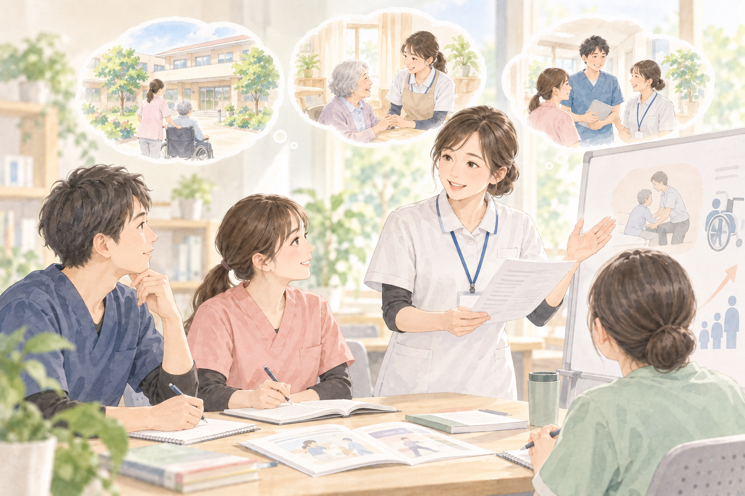 実務者研修は転職でどう活かせる?資格取得後に広がる仕事と職場